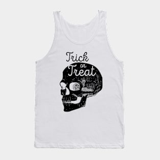 Halloween Skull Trick or Treat (Black) [HT] Tank Top